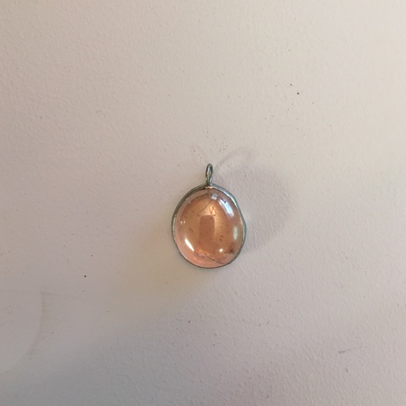Pink Stone Pendant - Picture 1 of 3